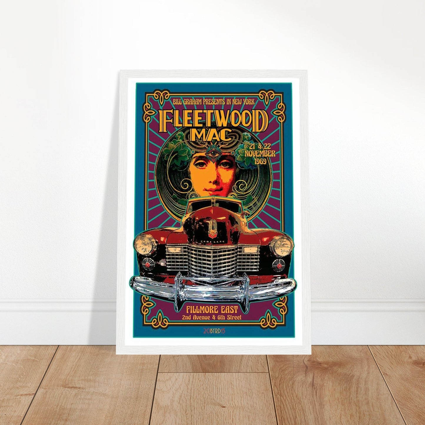 Fleetwood Mac Vintage Reprint Poster on Premium Matte Paper - Posterify