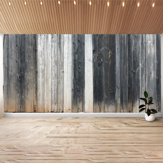 Sea Worn Wood, Mega Size Wall Sticker 487x236cm - Image #1