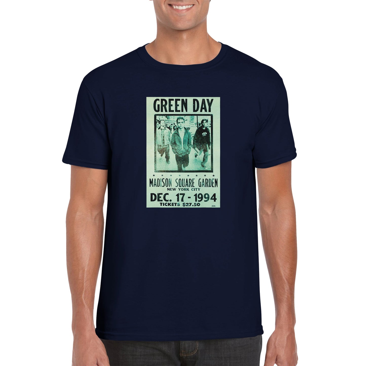 Green Day Classic Unisex Crewneck T-shirt - Posterify