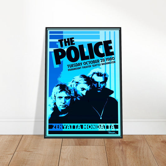 The Police Vintage Poster Reprint on Premium Matte Paper - Posterify