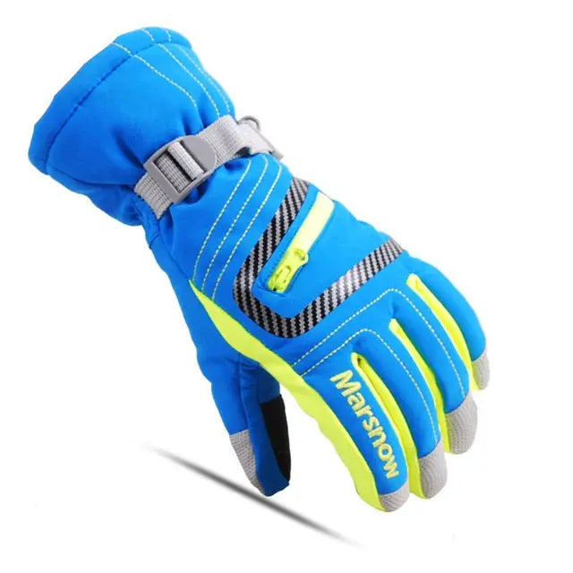 Winter Warm Snowboarding Ski Gloves men women Kids Snow Mittens Waterproof Skiing Breathable Air S/M/L/XL - Posterify