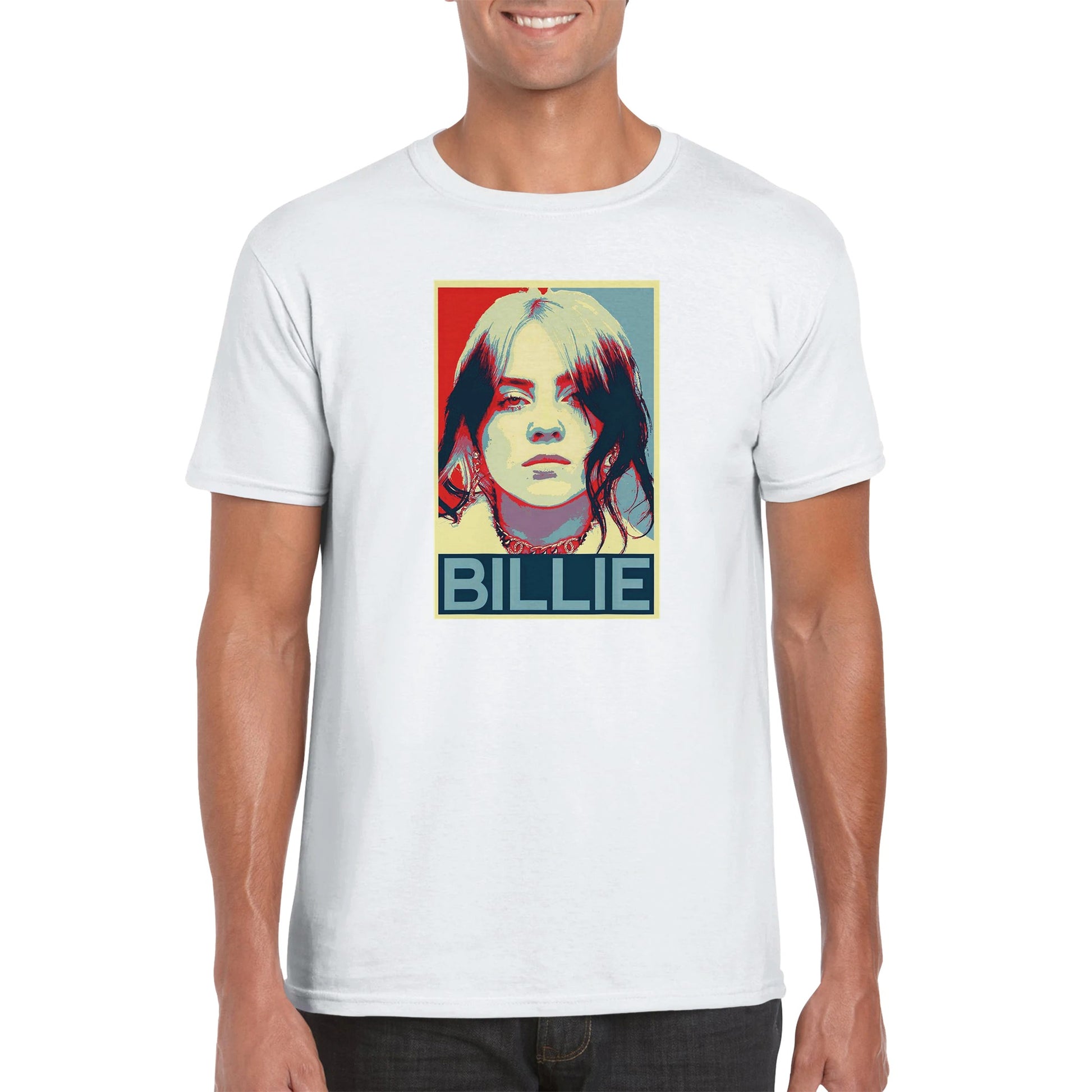 Billie Classic Unisex Crewneck T-shirt - Posterify