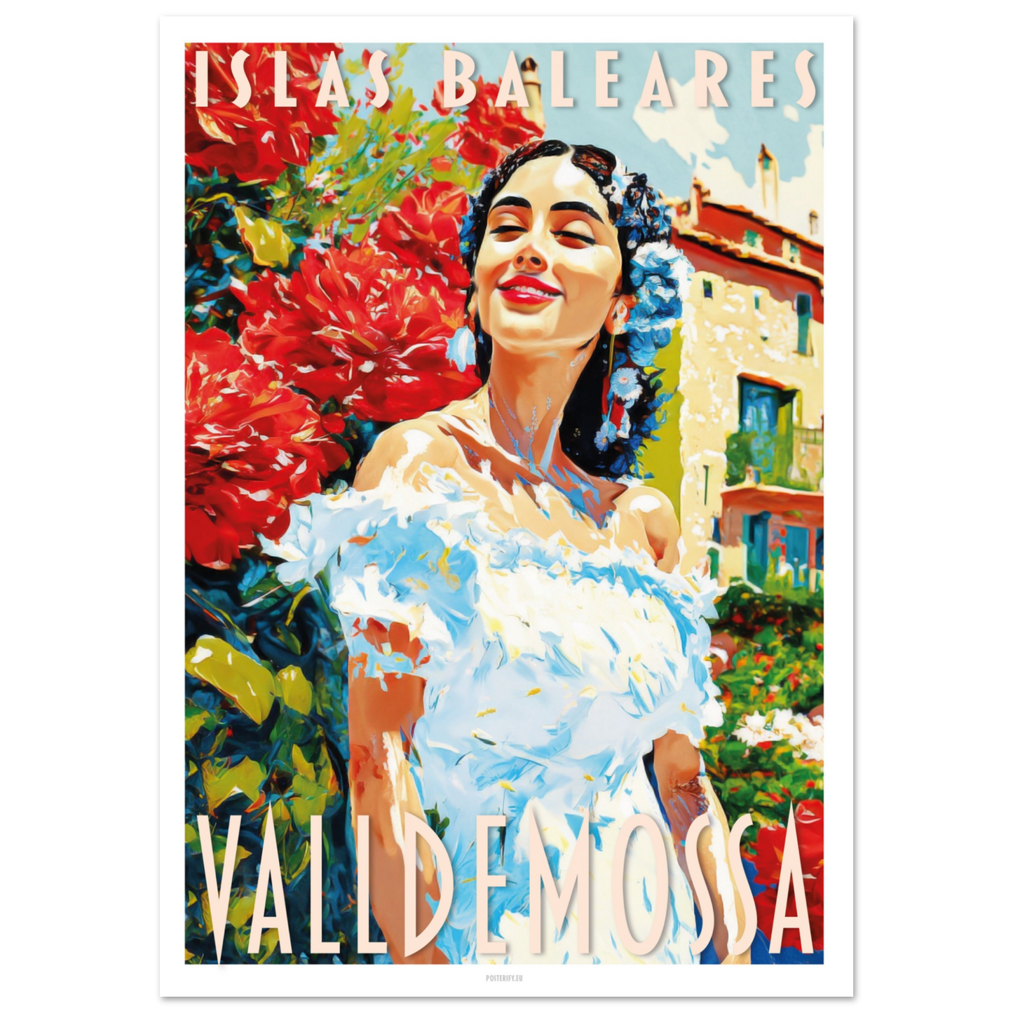 Valldemossa, Mallorca Poster by Posterity Design on Premium Matte Paper - Posterify