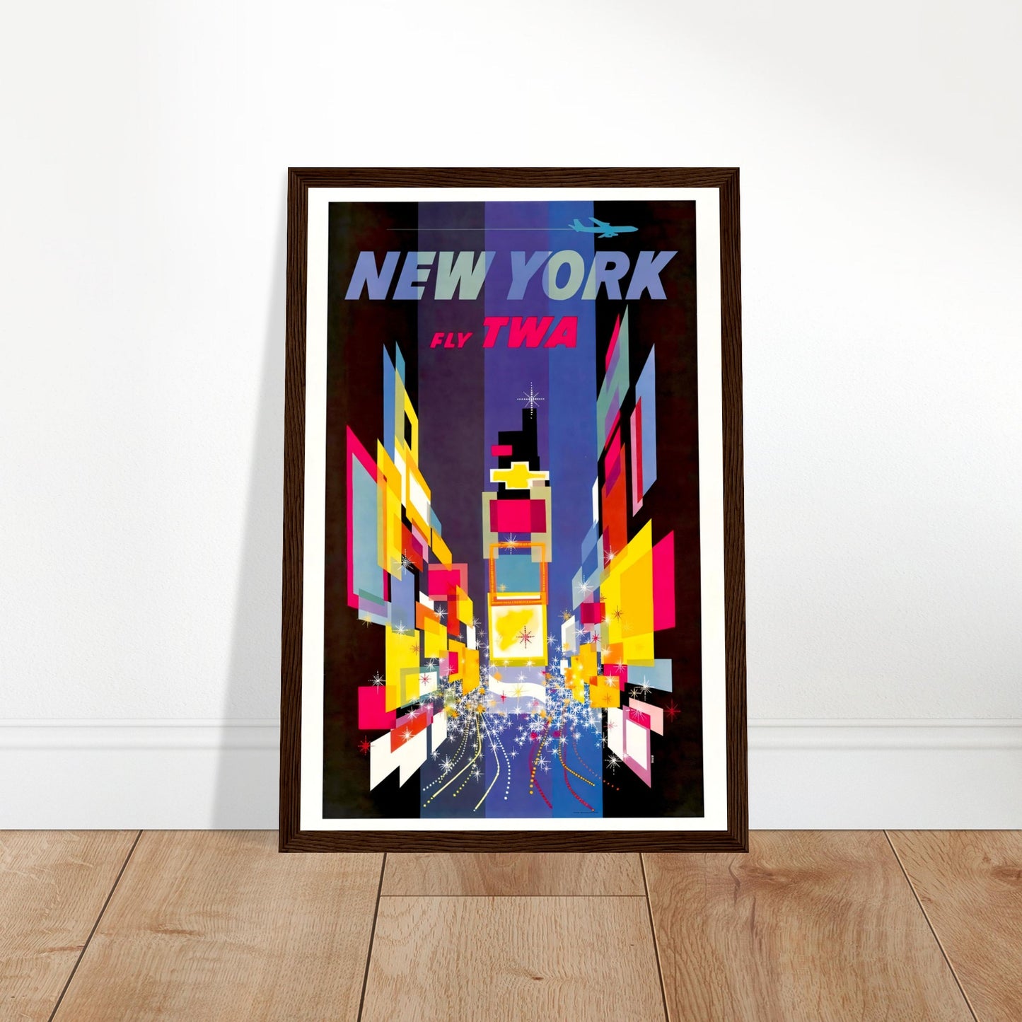 New York Vintage Poster Reprint on Premium Matte Paper