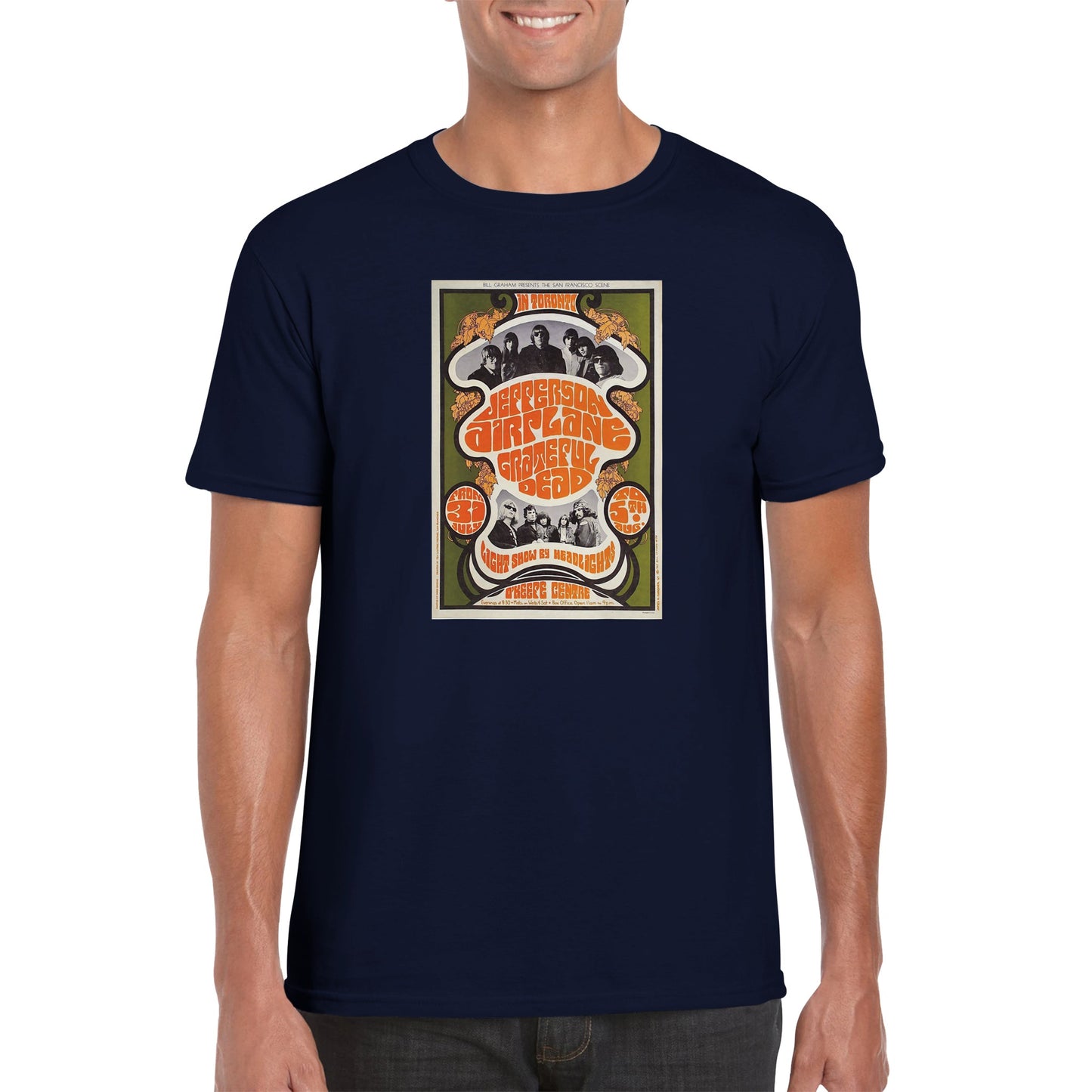 Jefferson Airplane Classic Unisex Crewneck T-shirt - Posterify