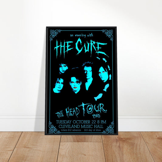 The Cure Vintage Poster Reprint on Premium Matte Paper - Posterify