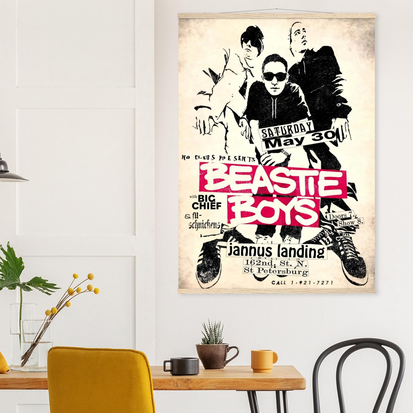 Bestie Boys Vintage Poster Reprint on Premium Matte Paper - Posterify