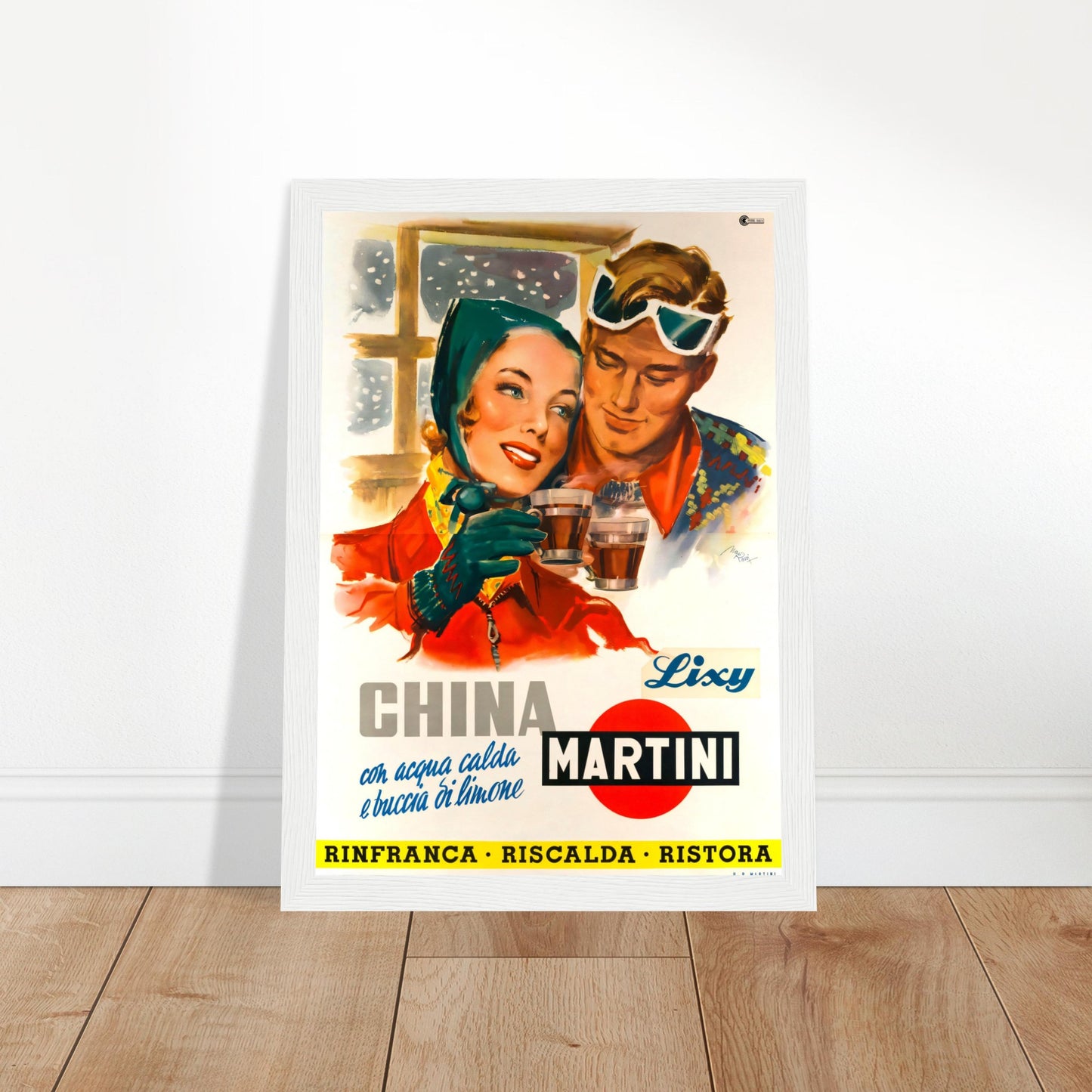 Vintage Poster Reprint, Martini, Wall Art on Premium Paper - Posterify