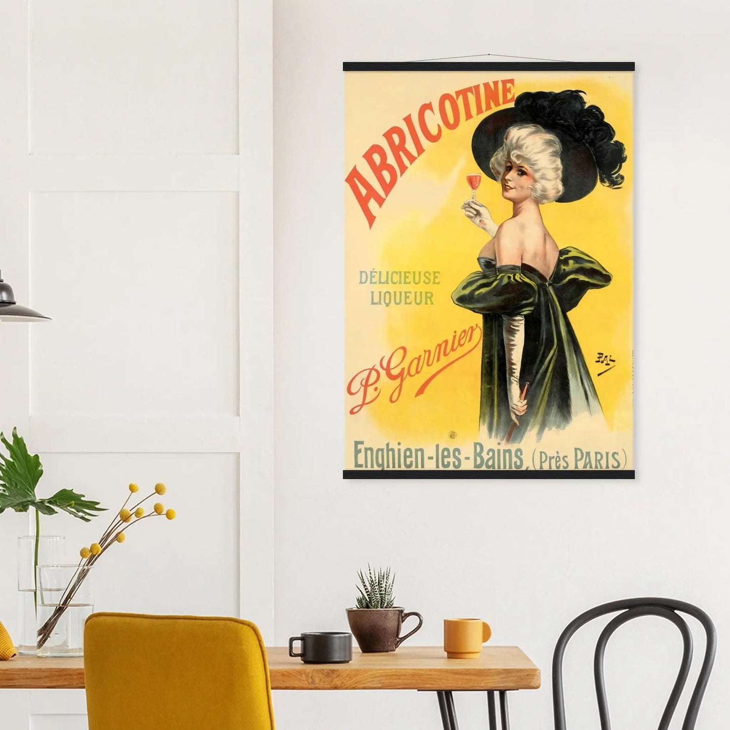 Abricotine Vintage Poster reprint on premium matte paper - Posterify