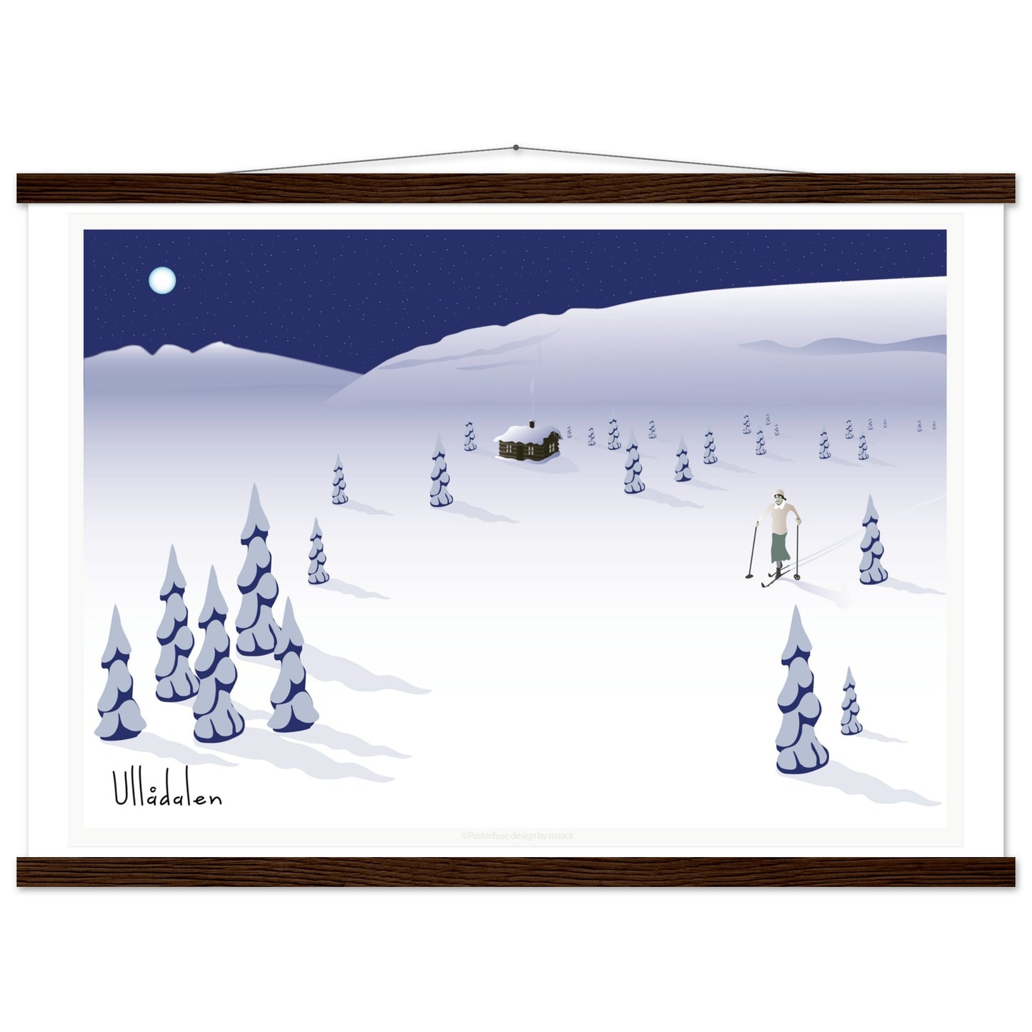 Ullådalen, Åre, Sweden, by Posterify design, Poster on Premium Matte Paper - Posterify