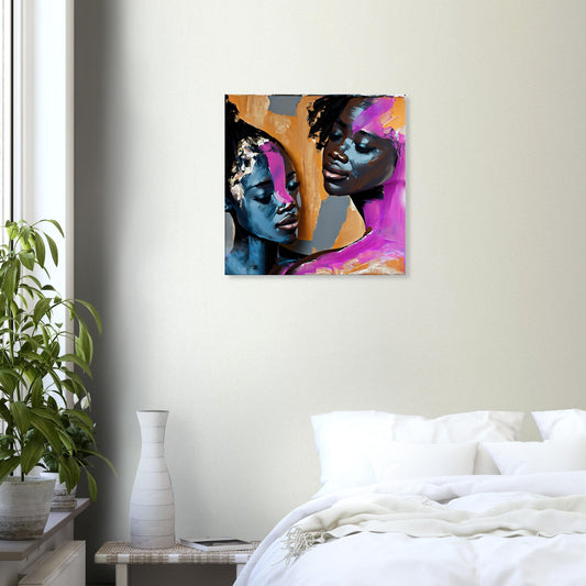 Canvas Print Abstract Portrait by Posterify Design - Posterify