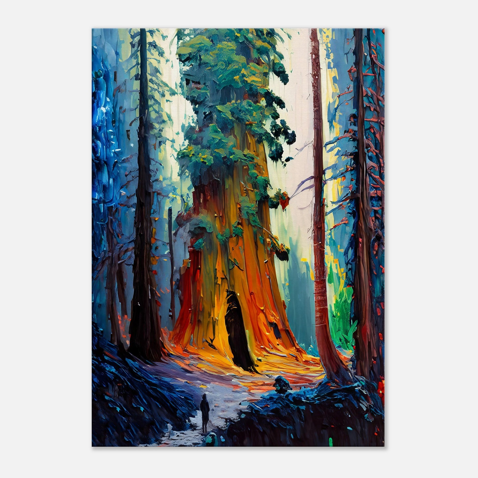 Canvas Print Sequoia forest Abstract art by Posterify Design - Posterify