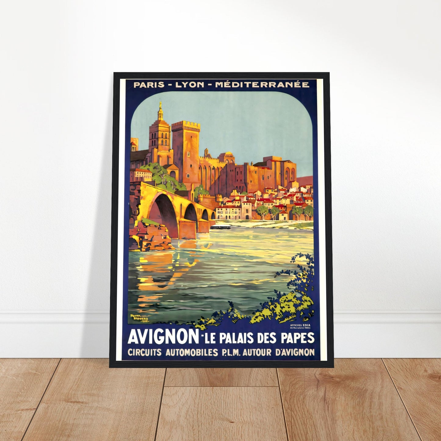 Avignon Vintage Poster Reprint on Premium Matte Paper - Posterify