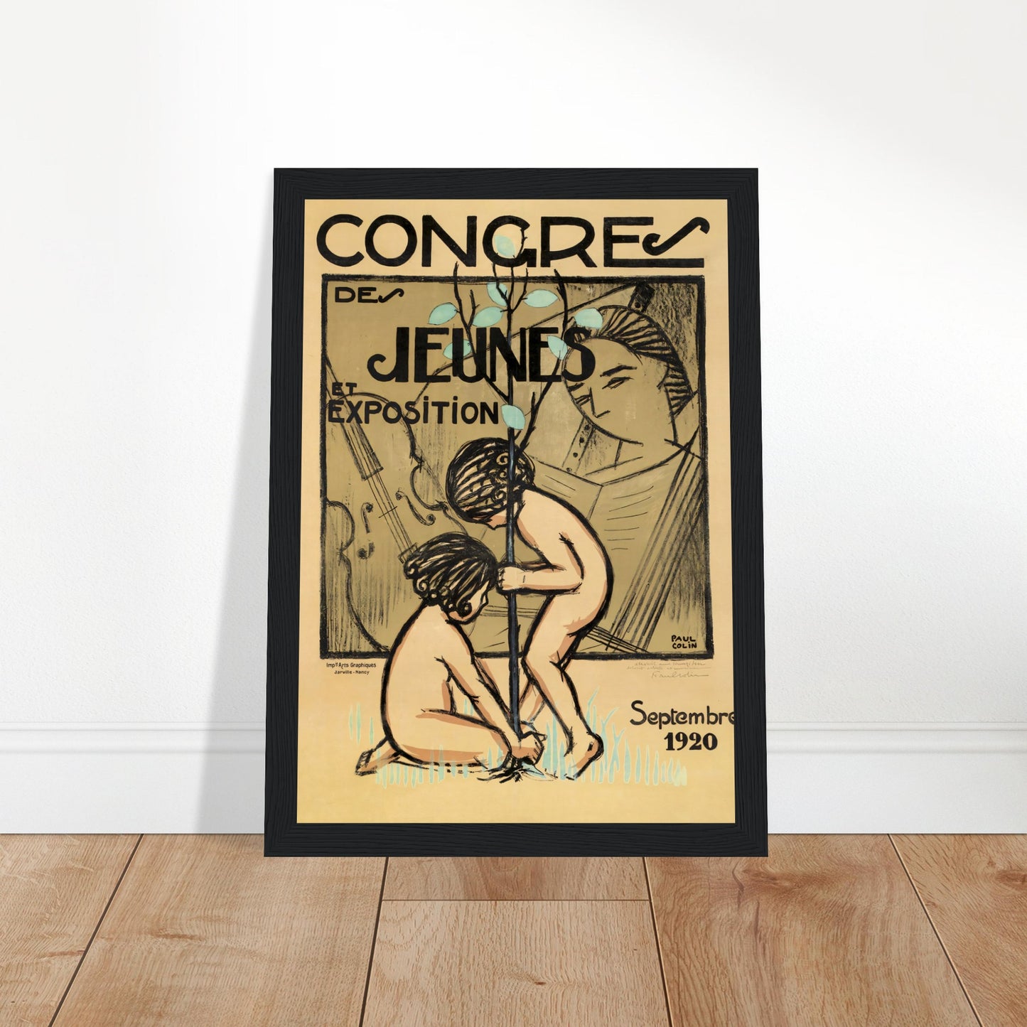 Vintage Poster reprint on premium matte paper - Posterify