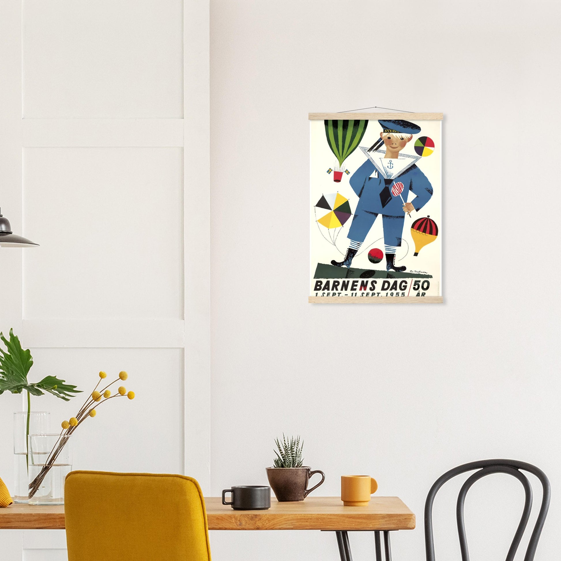 Barnens dag Vintage Poster Reprint on Premium Matte Paper - Posterify