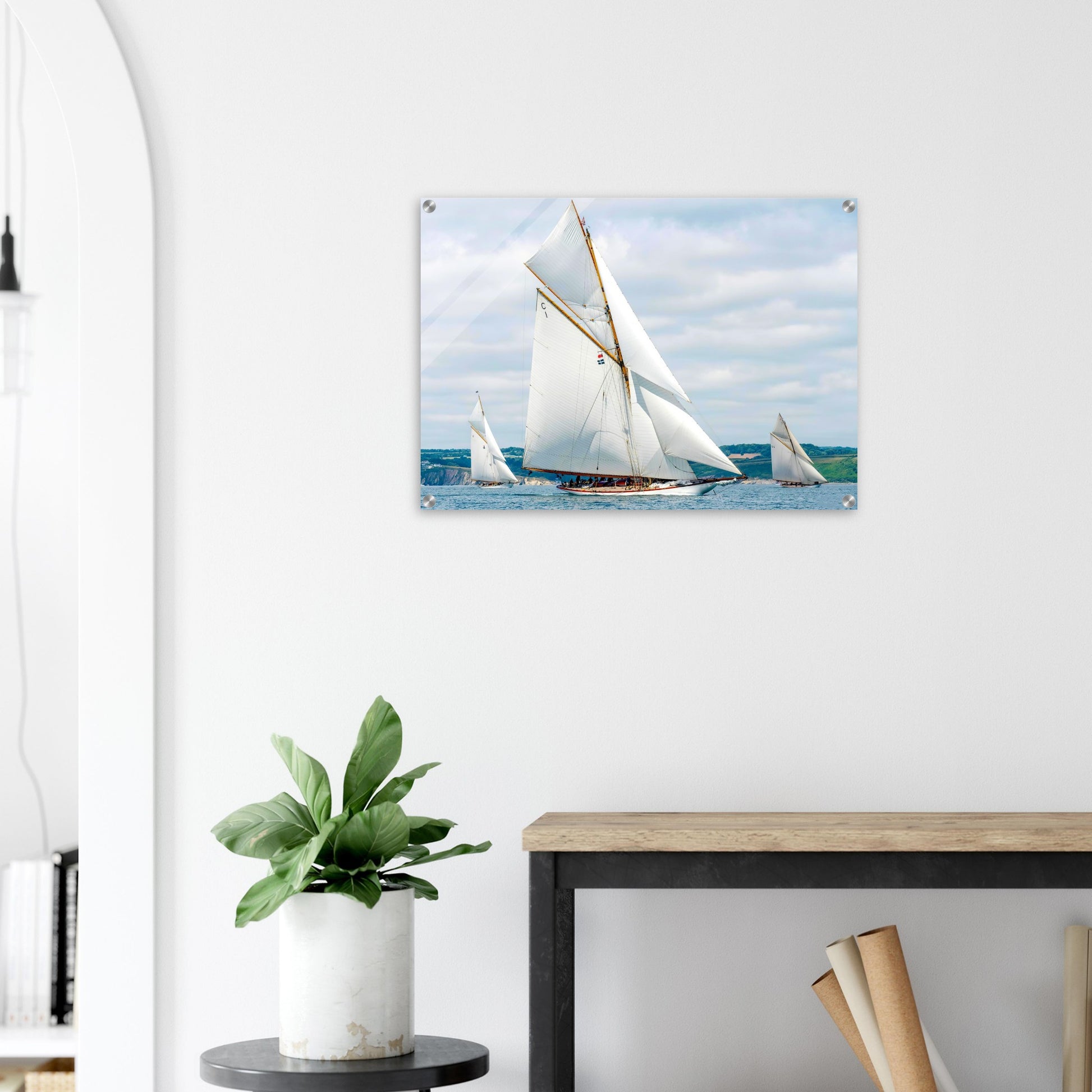 Acrylic Print of Classic Sail race by Posterify Design - Posterify