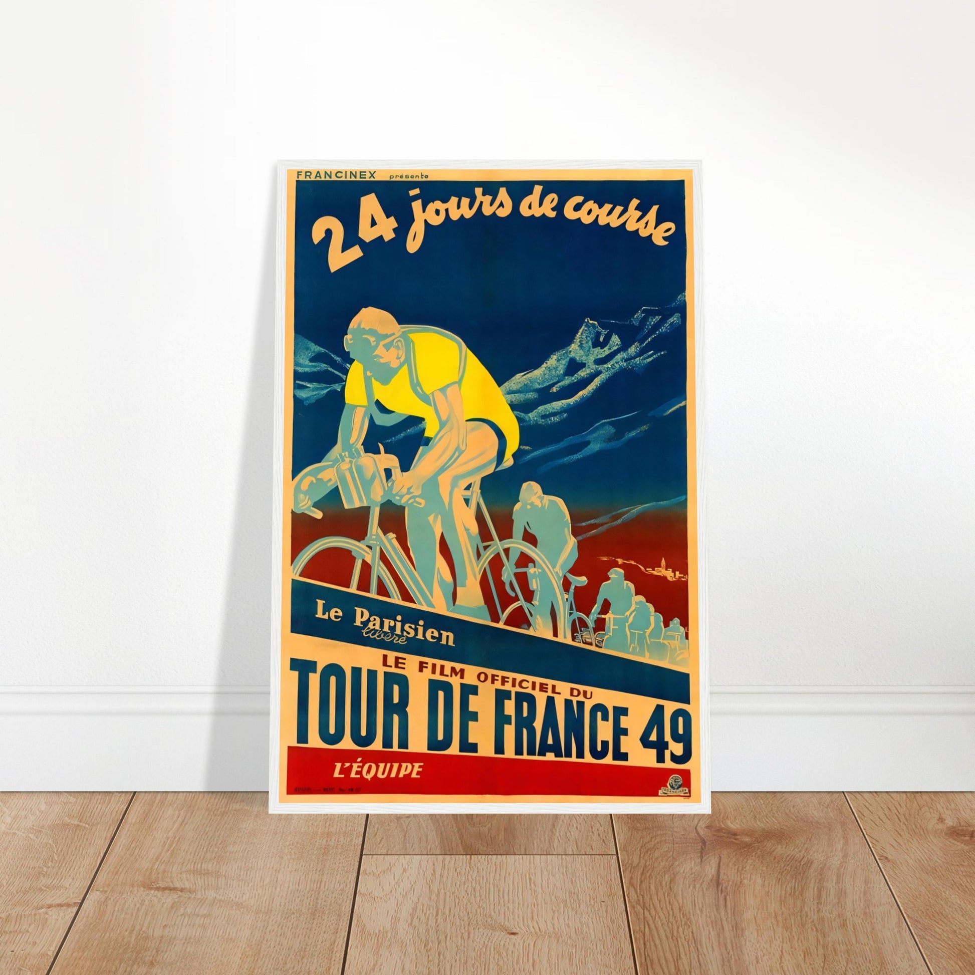 Tour De France, Vintage Poster Reprint on Premium Matte Paper - Posterify