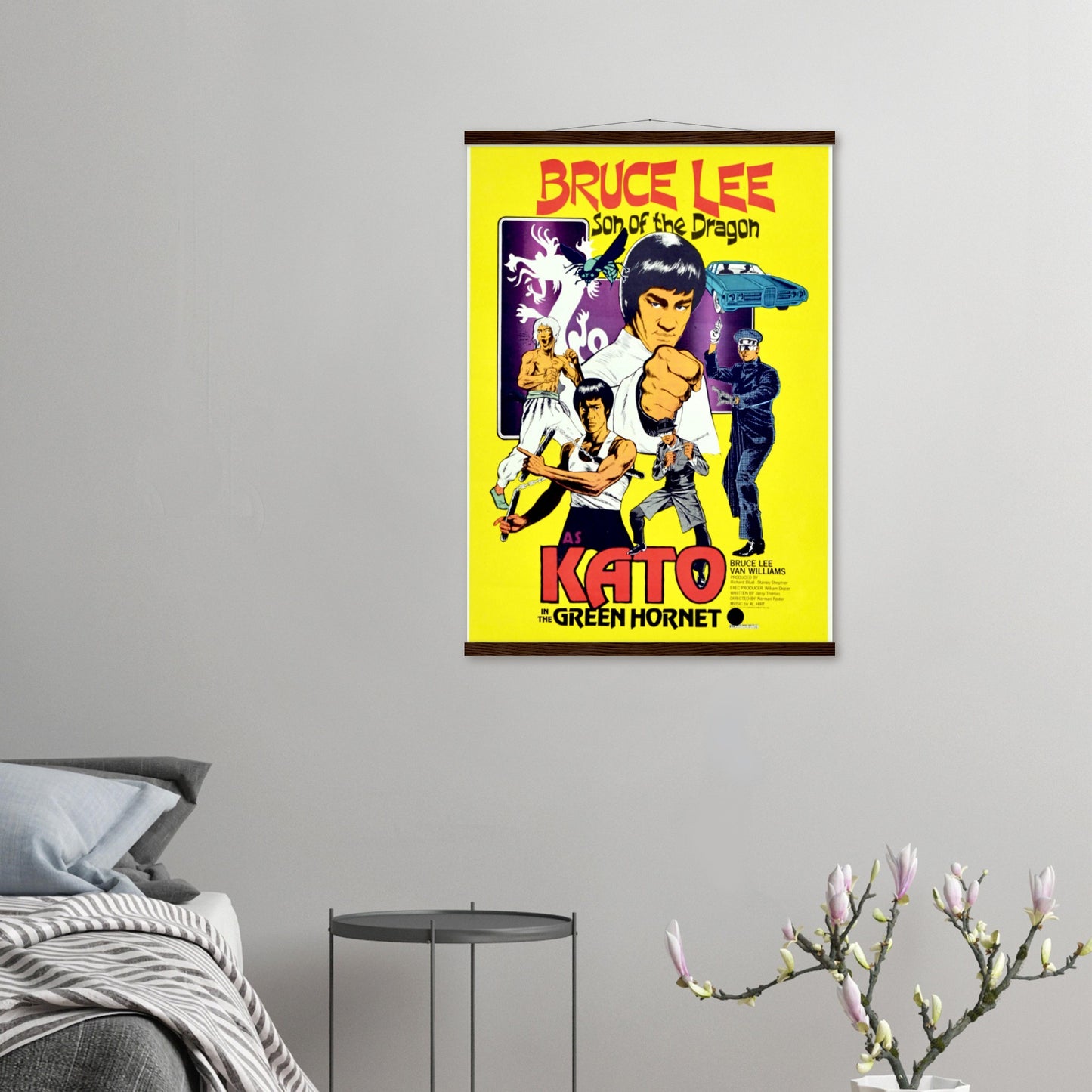 Bruce Lee Vintage Poster Reprint on Premium Matte Paper