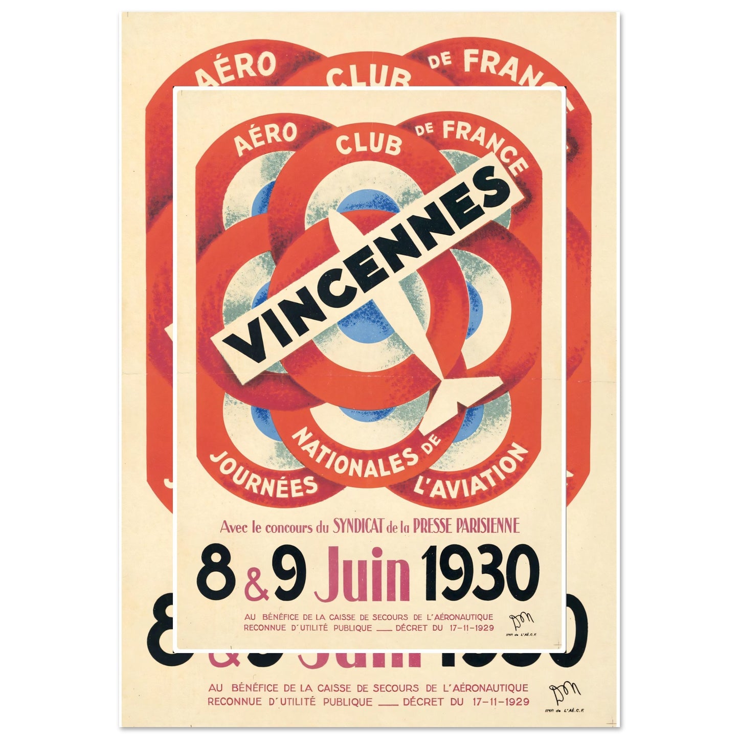 Vintage Poster Reprint on Premium Matte Paper - Posterify