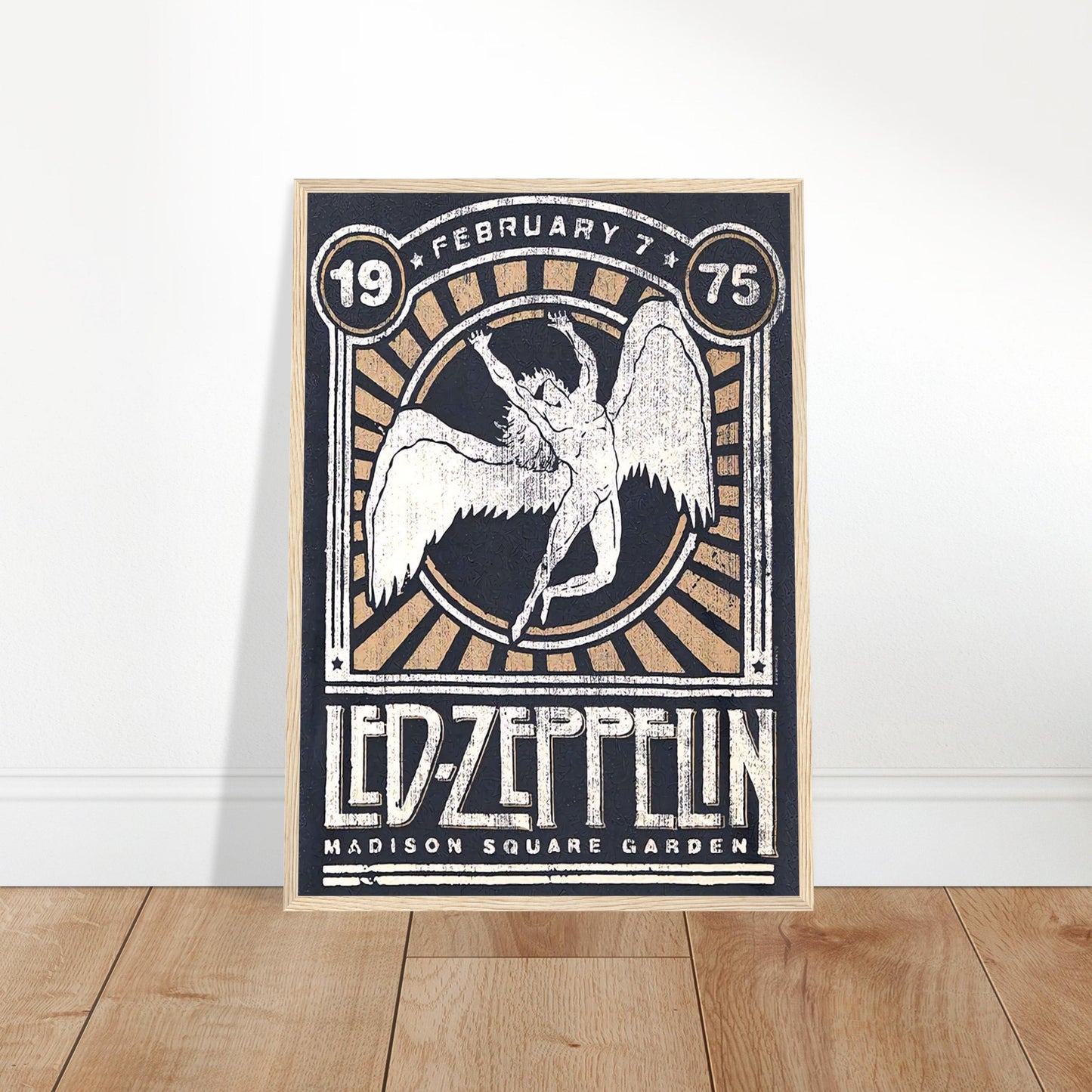 Led Zeppelin Vintage Poster Reprint on Premium Matte Paper - Posterify