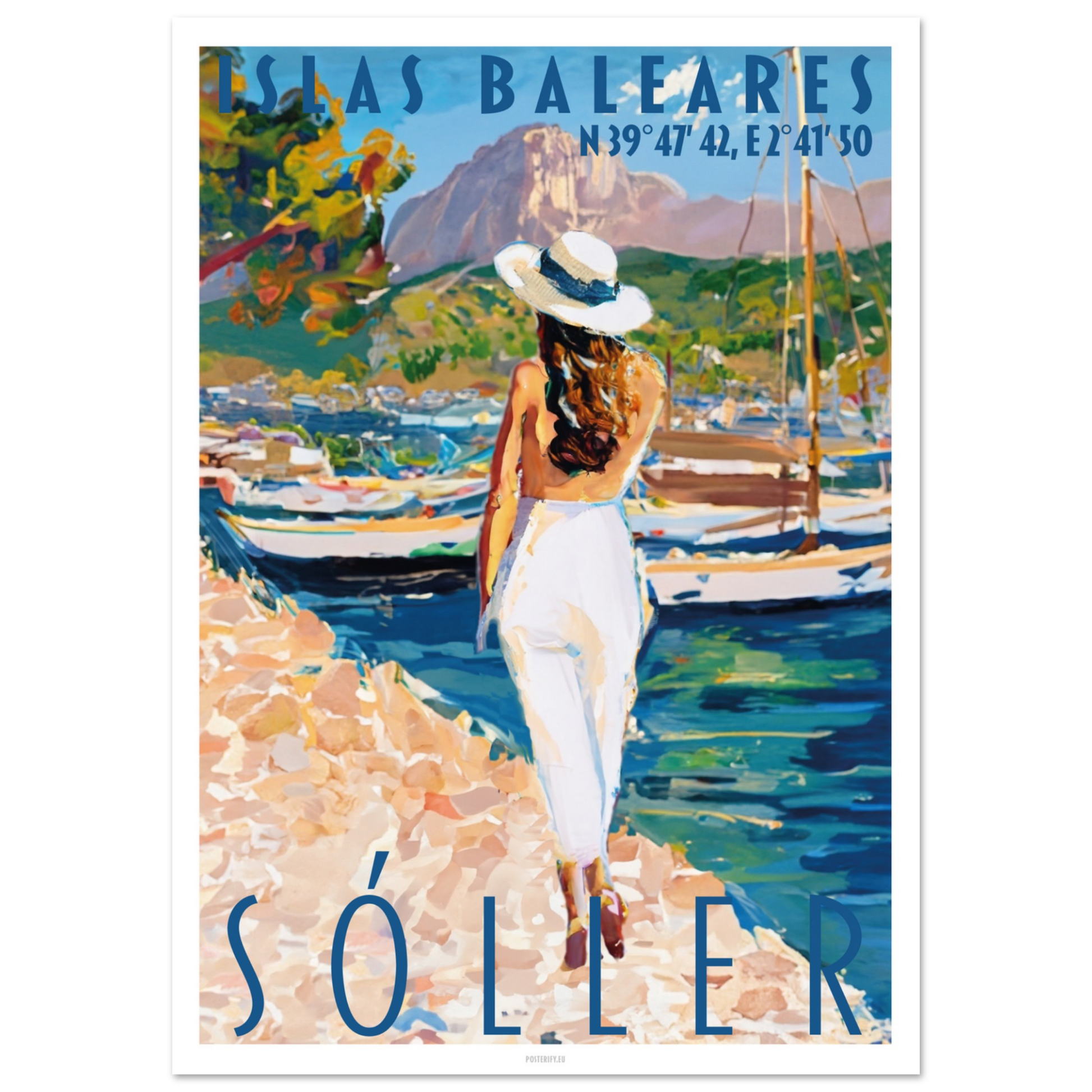 Sóller, Mallorca, Poster by Posterify Design on Premium Matte Paper