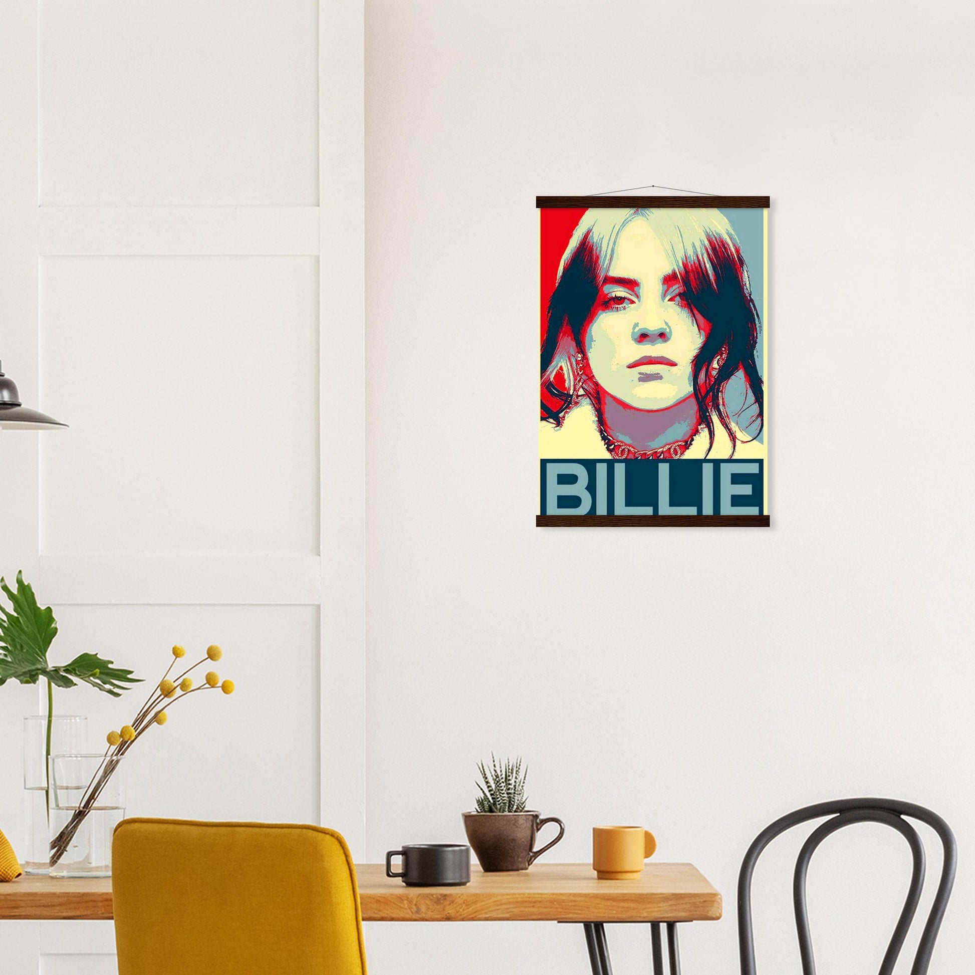 Billie Vintage Poster Reprint on Premium Matte Paper - Posterify