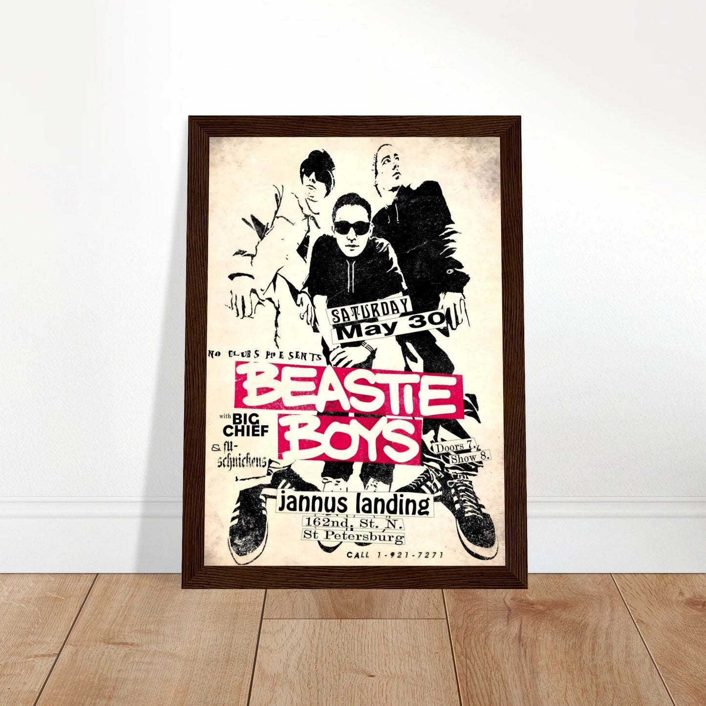 Bestie Boys Vintage Poster Reprint on Premium Matte Paper - Posterify