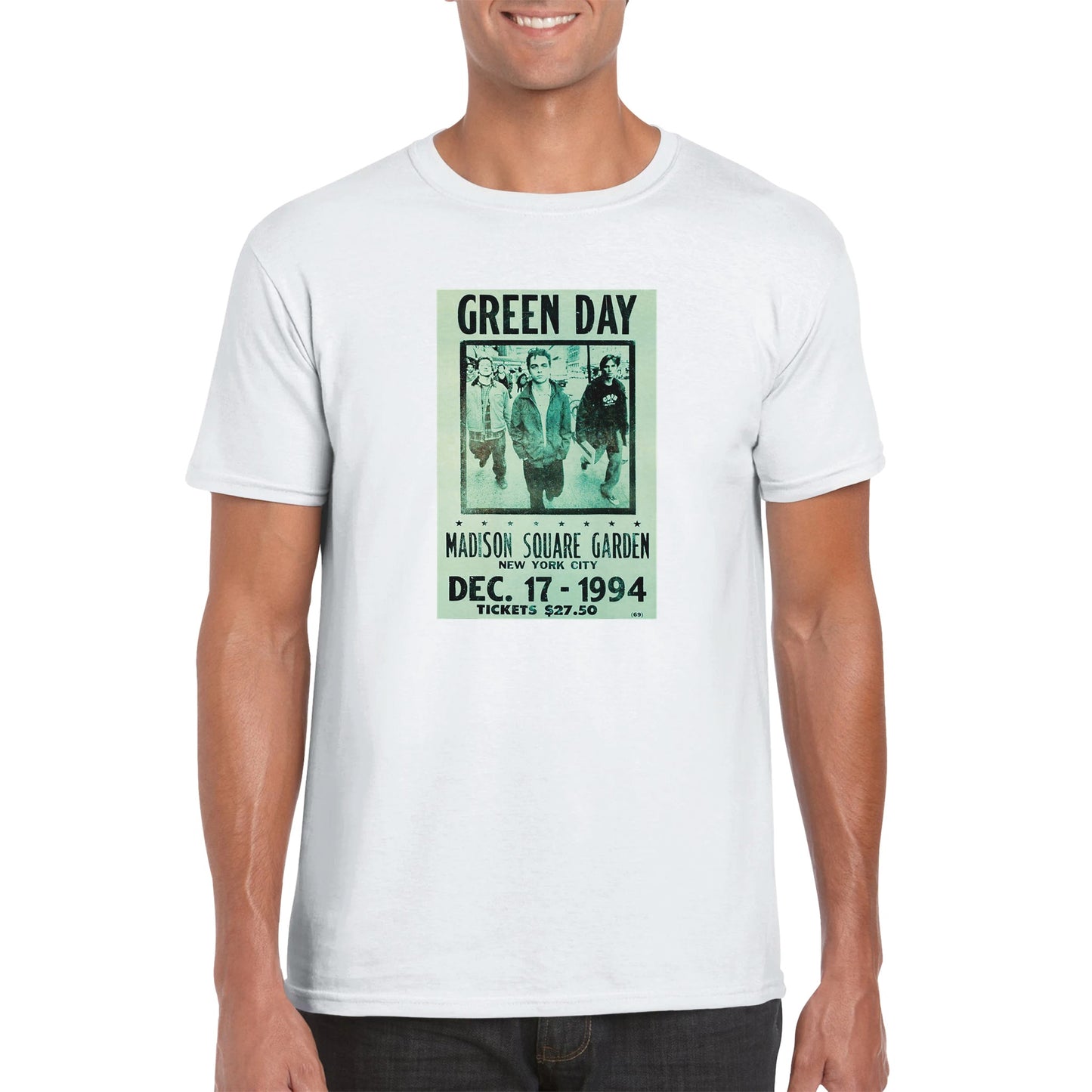 Green Day Classic Unisex Crewneck T-shirt - Posterify