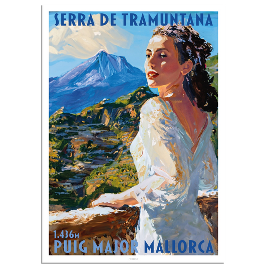 Puig Major, Mallorca Poster by Posterify design on Premium Matte Paper - Posterify