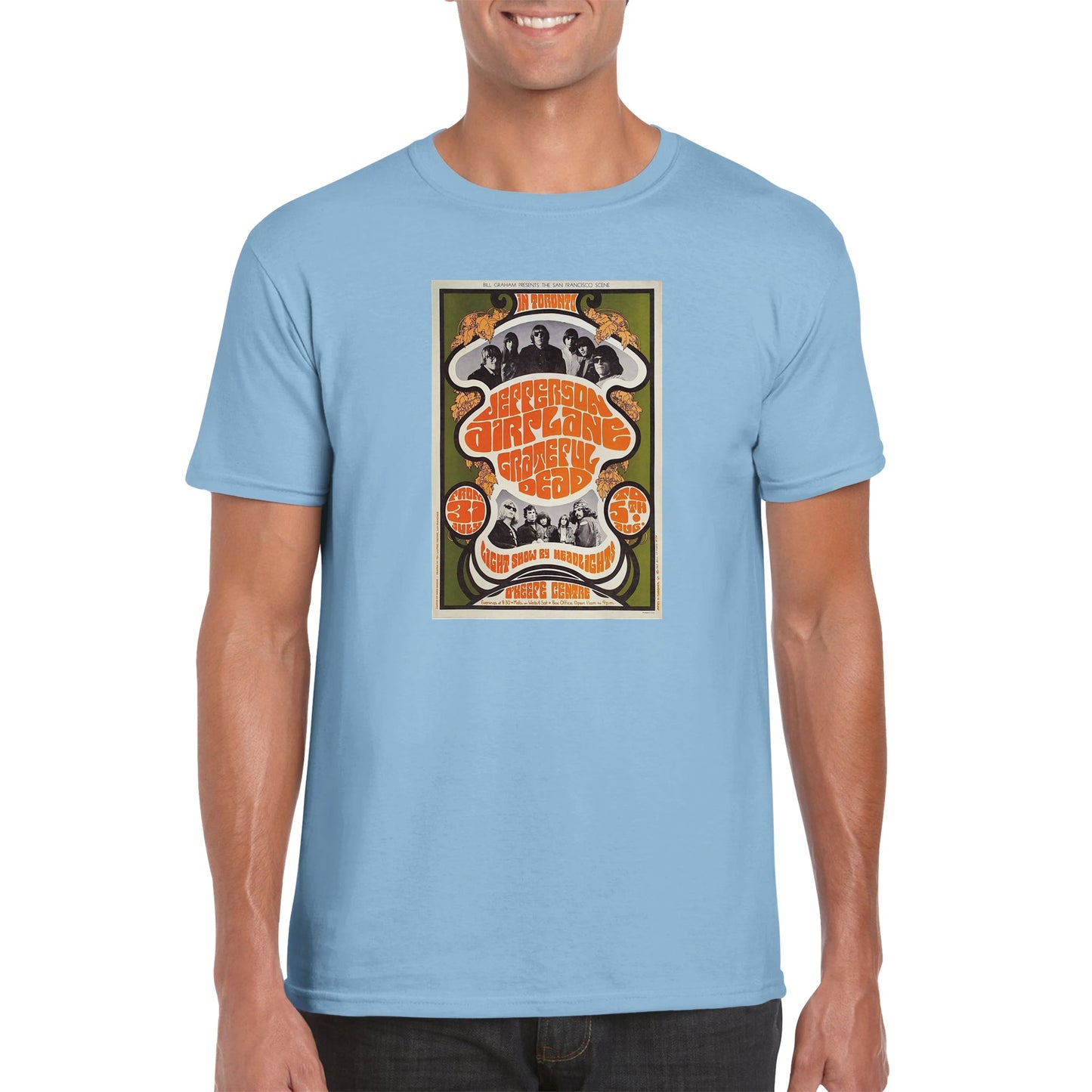 Jefferson Airplane Classic Unisex Crewneck T-shirt - Posterify