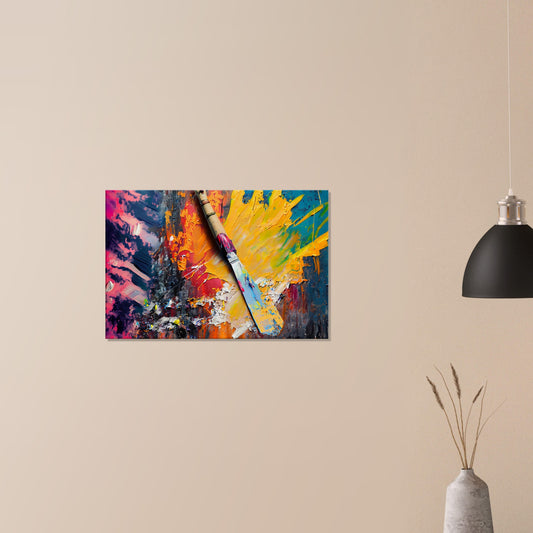 Canvas Print of Abstract art with 'Spattel' by Posterify Design - Posterify