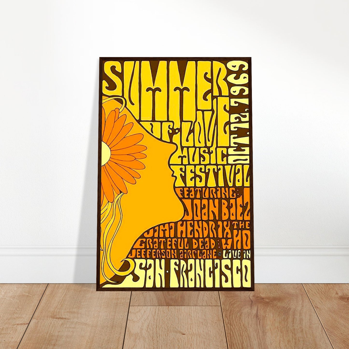 Summer of Love Poster Reprint on Premium Matte Paper - Posterify