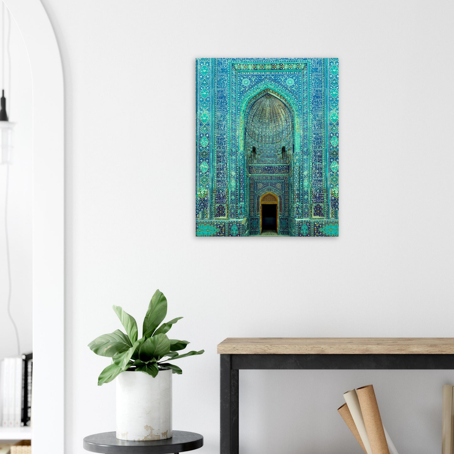 Acrylic Print 'Gate to Paradise' Mosque Uzbek Persia - Posterify