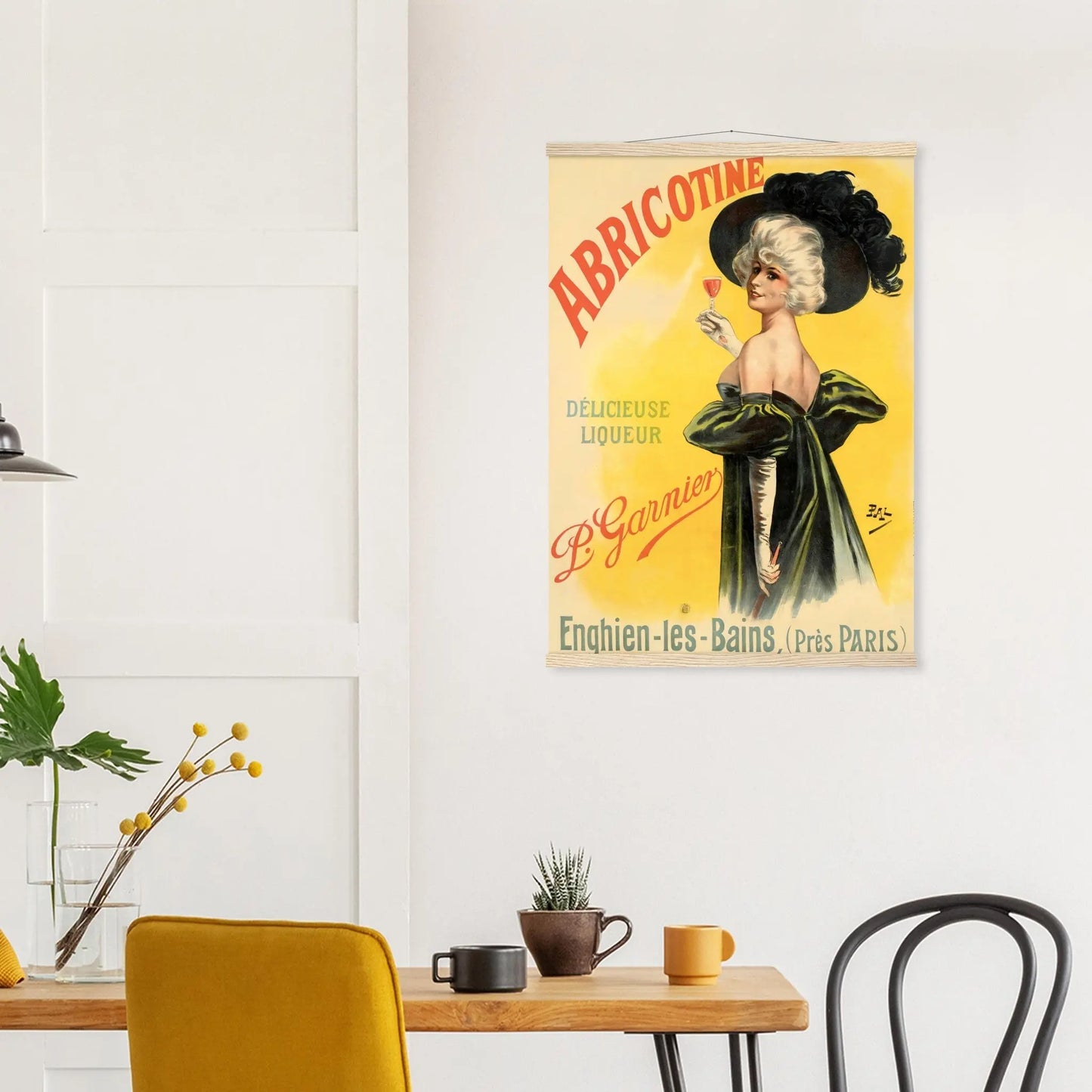 Abricotine Vintage Poster reprint on premium matte paper - Posterify