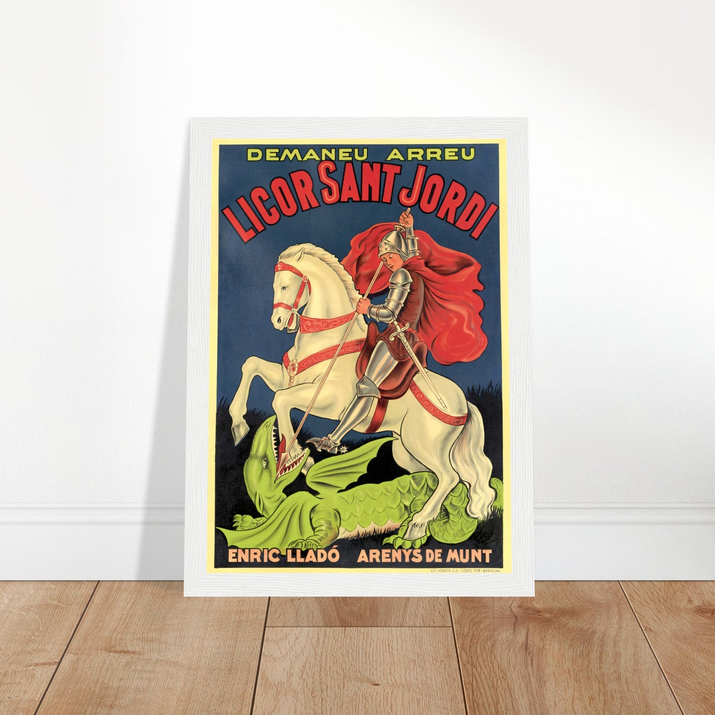 Vintage Poster reprint on premium matte paper - Posterify