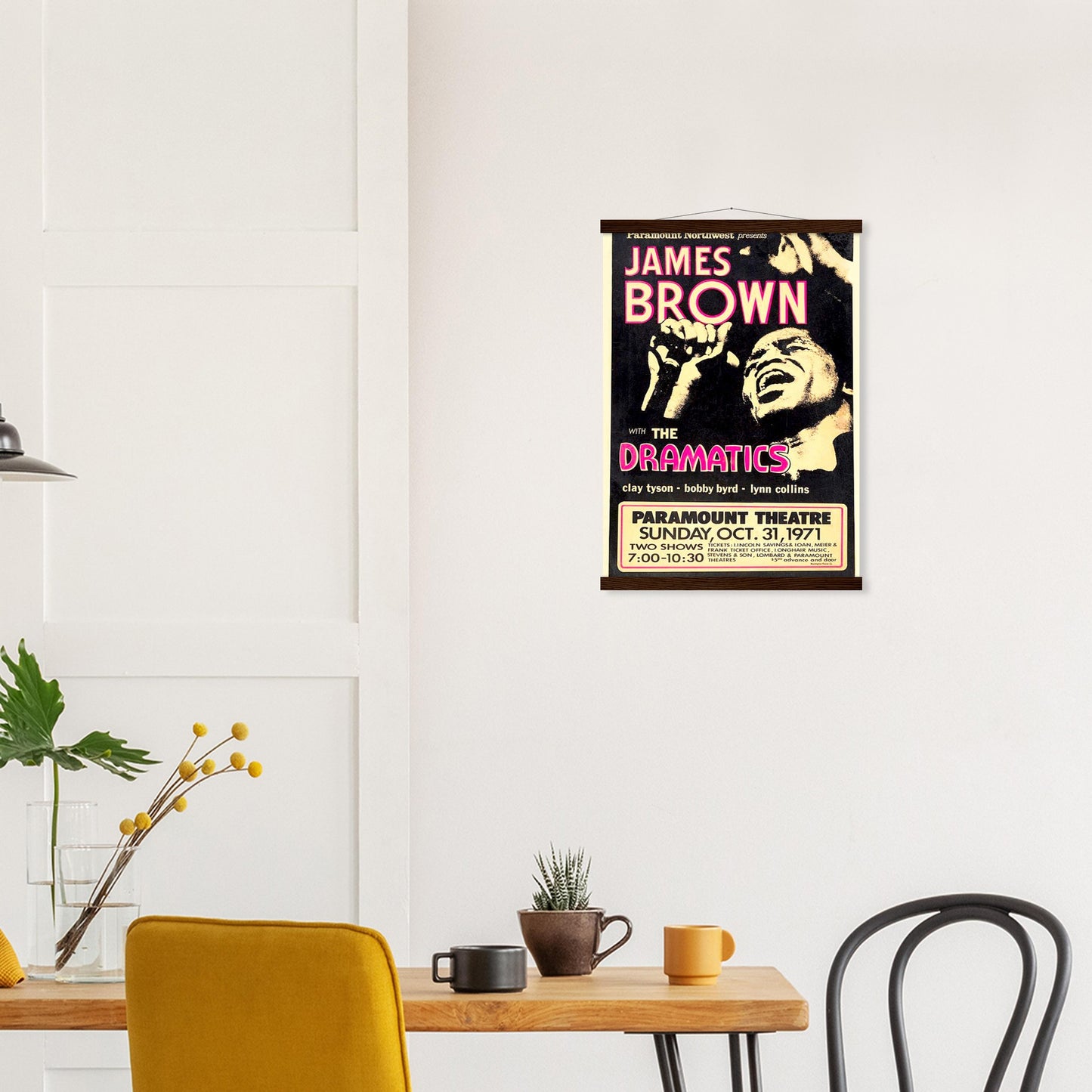 James Brown Vintage Poster Reprint on Premium Matte Paper - Posterify