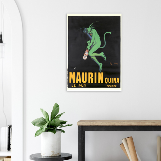 Vintage Poster Maurin Quina on Premium Matte Paper - Posterify