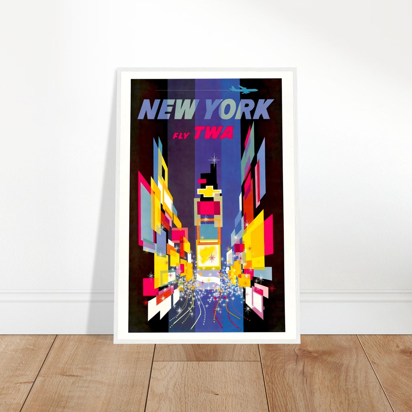New York Vintage Poster Reprint on Premium Matte Paper