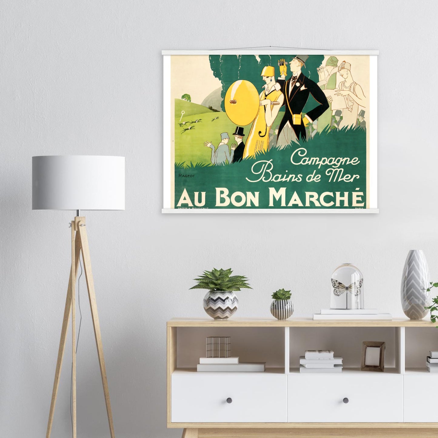 Vintage Poster reprint on premium matte paper - Posterify