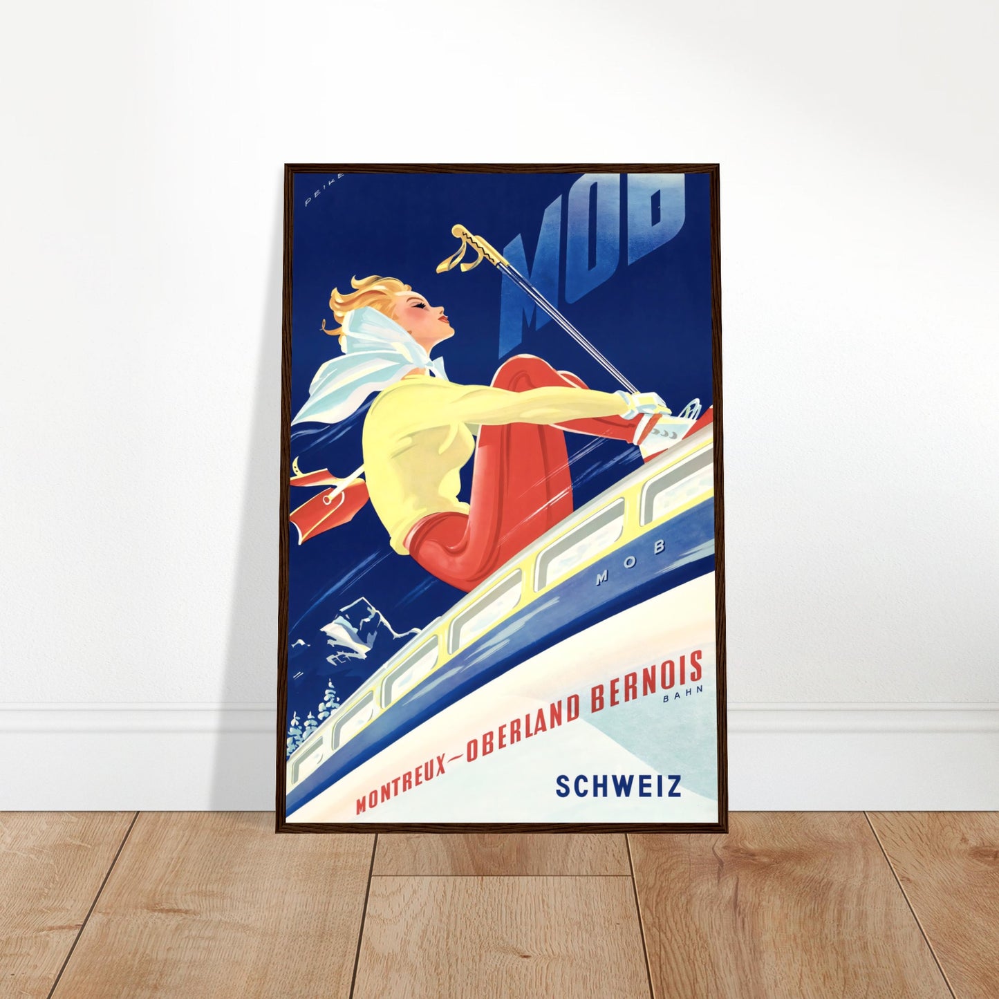 Vintage Poster reprint on premium matte paper - Posterify