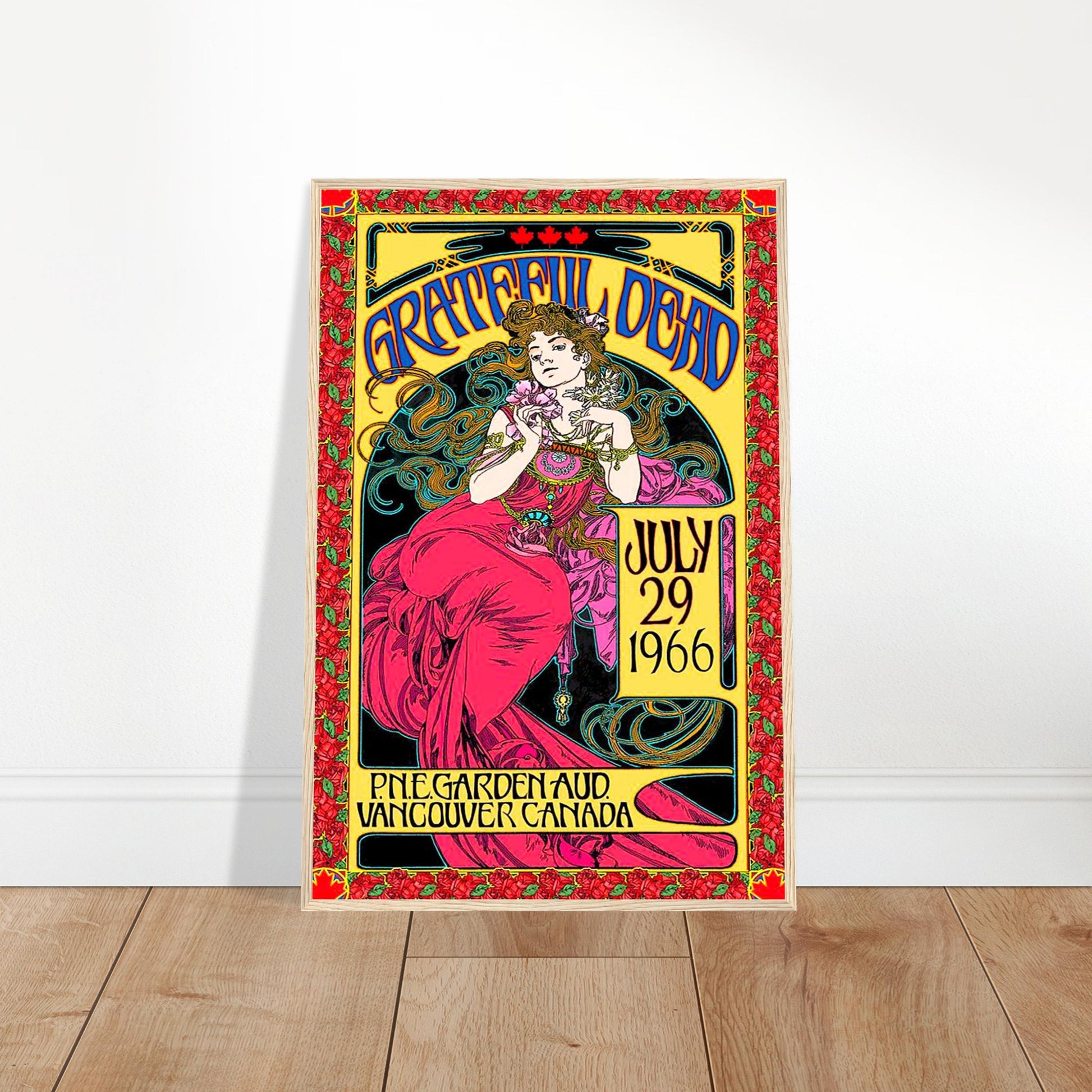 Grateful Dead Vintage Poster Reprint on Premium Matte Paper - Posterify