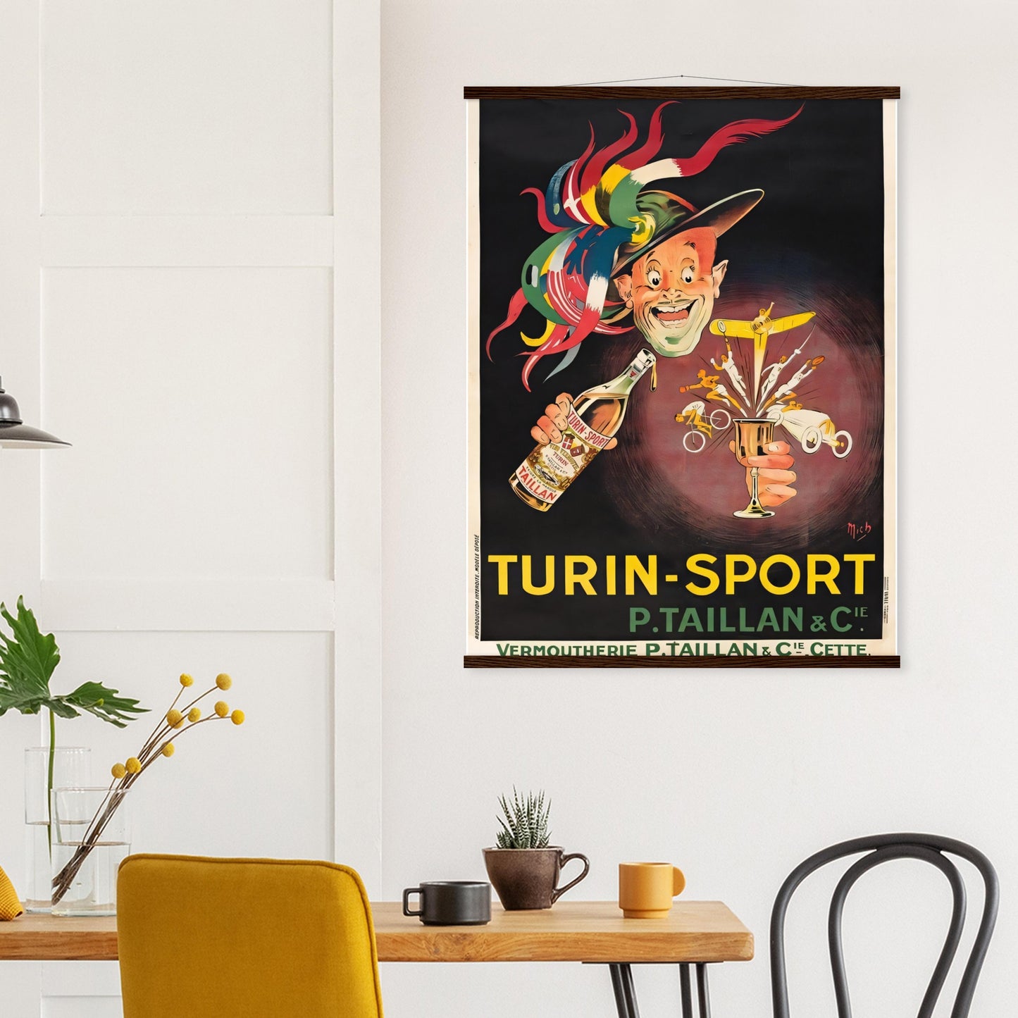 Turin Vintage Poster Reprint on Premium Matte Paper - Posterify