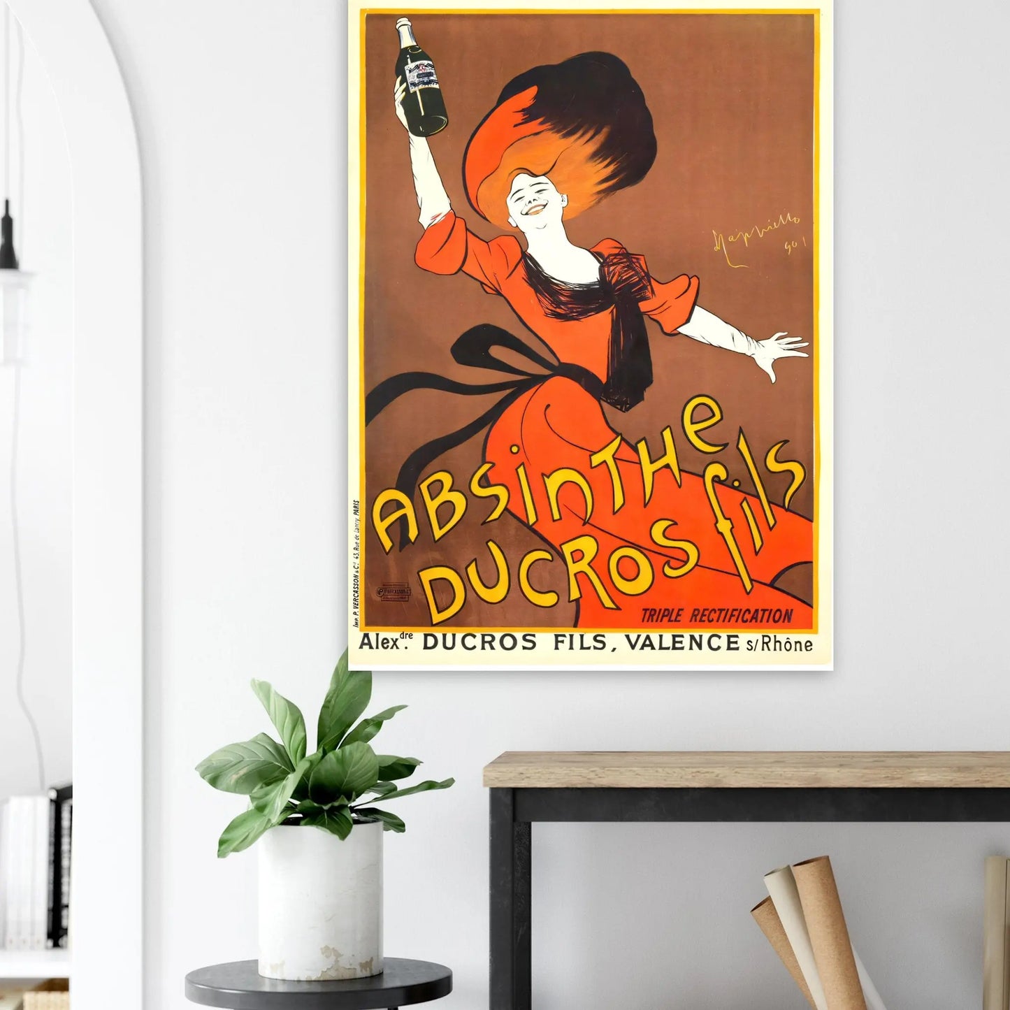 Absinthe Vintage poster reprint on Premium Matte Paper - Posterify