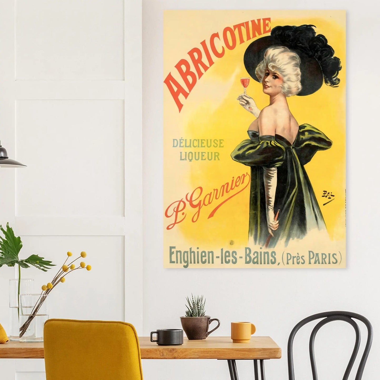 Abricotine Vintage Poster reprint on premium matte paper - Posterify