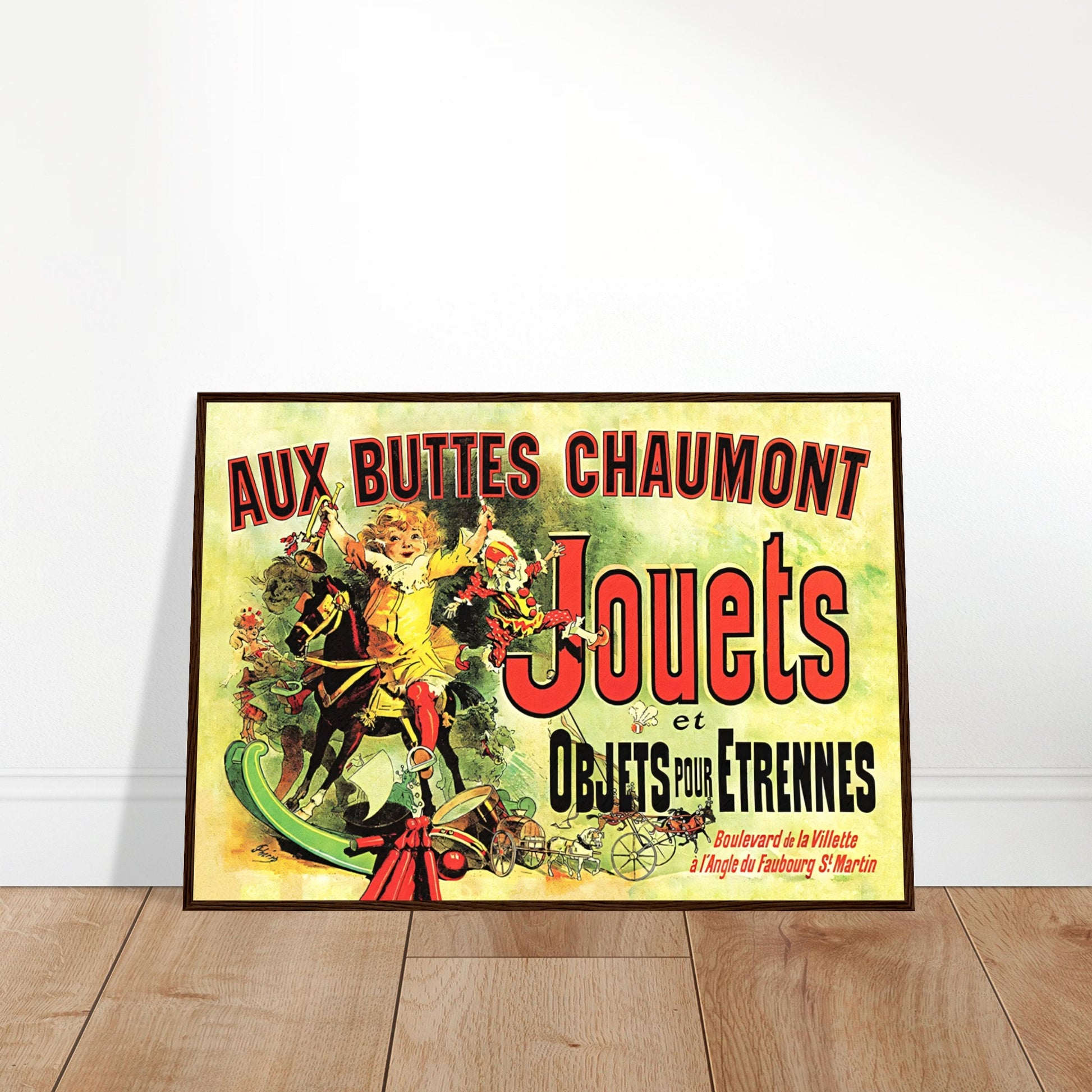 Friends Monica Geller's Apartment Vintage Poster Reprint Aux Buttes - Posterify