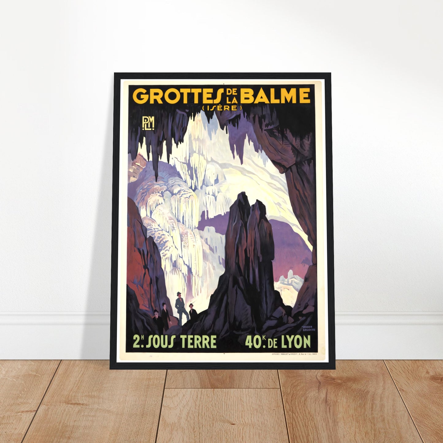 Lyon Vintage Poster Reprint on Premium Matte Paper - Posterify