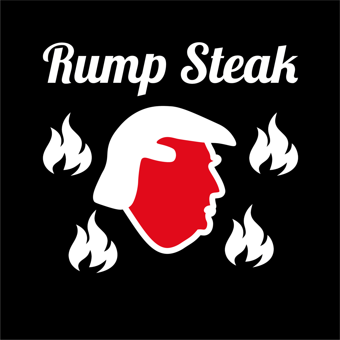tRump Steak Unisex O-neck Short Sleeve T-shirt | 180GSM Cotton (DTF)
