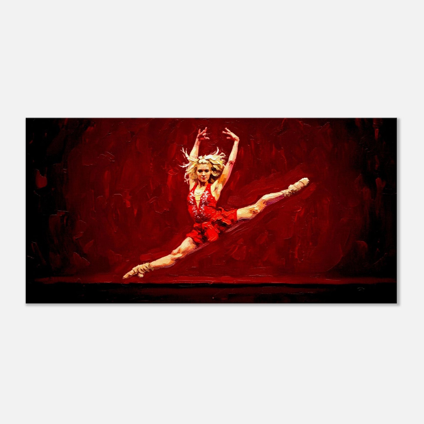 Dancer Oil painting style Print, Poster, Canvas, Wall art