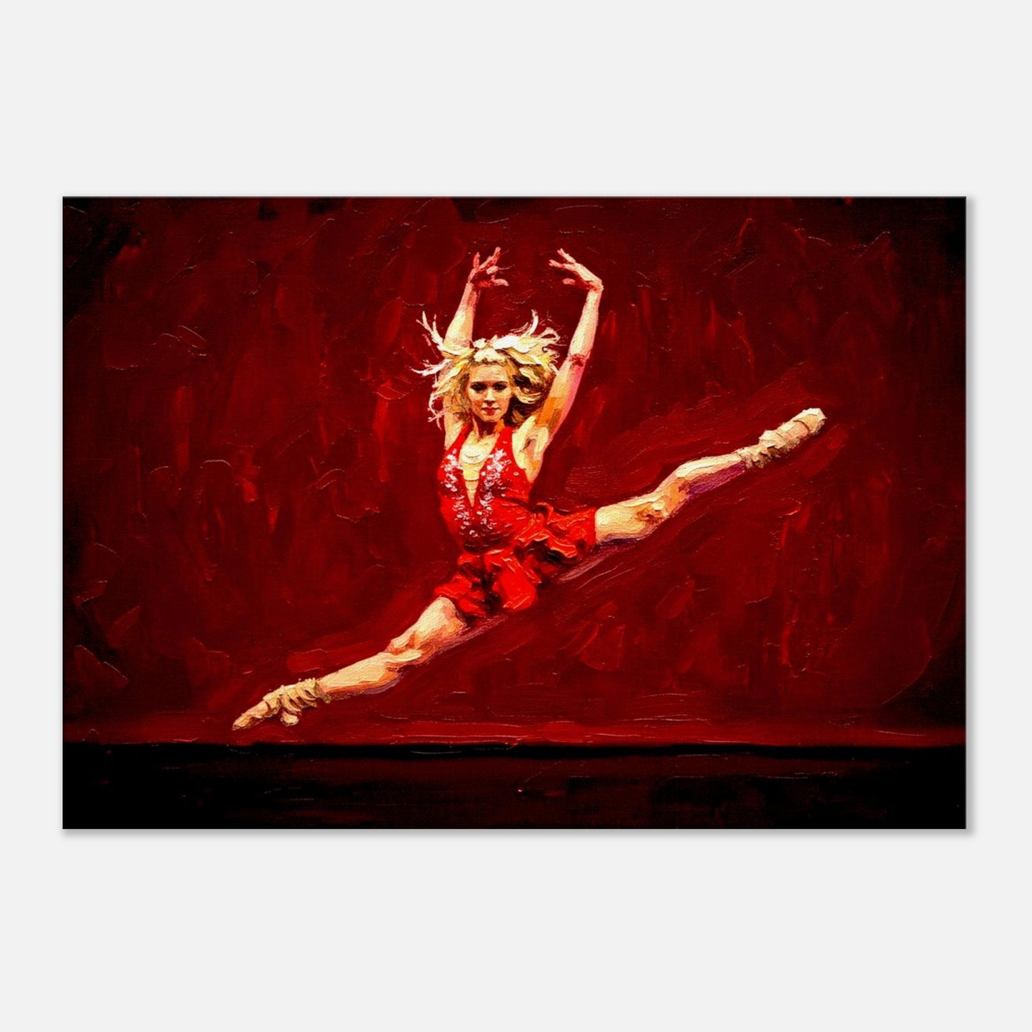 Dancer Oil painting style Print, Poster, Canvas, Wall art