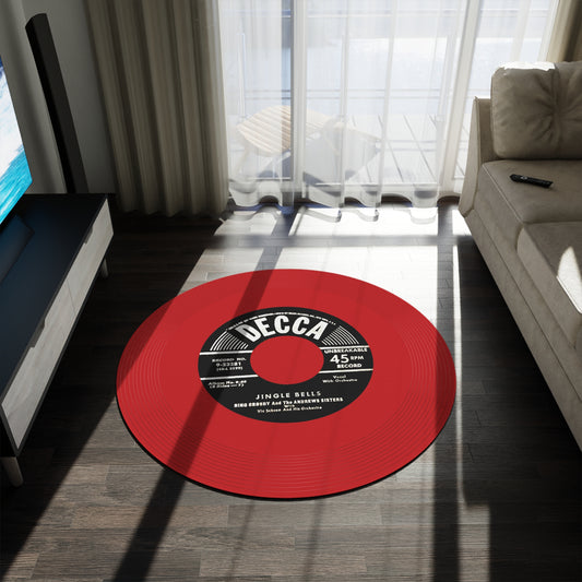 Jingle Bells, Bing Crosby, Vinyl Single Record Mat